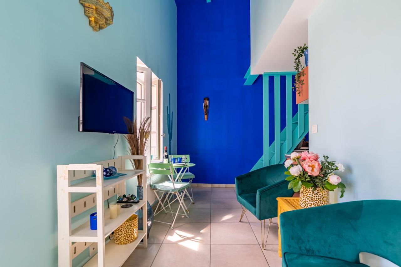 Le Reve Bleu Majorelle - Duplex Sur Les Toits - Une Nuit A 尼姆 外观 照片